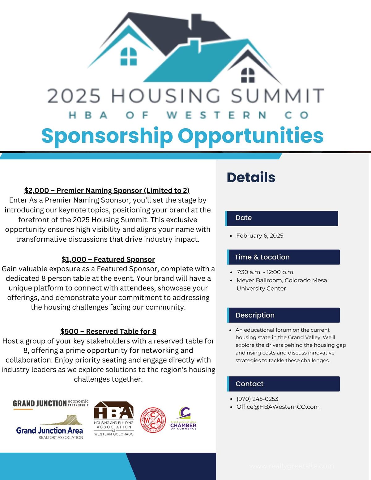 Sponsor the 2025 Housing Summit!