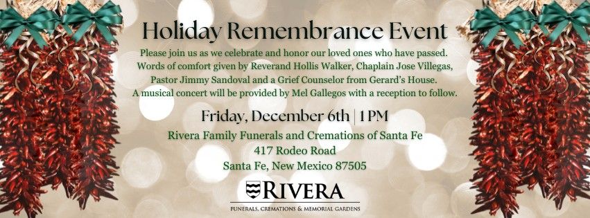 Rivera Santa Fe Holiday Remembrance Event