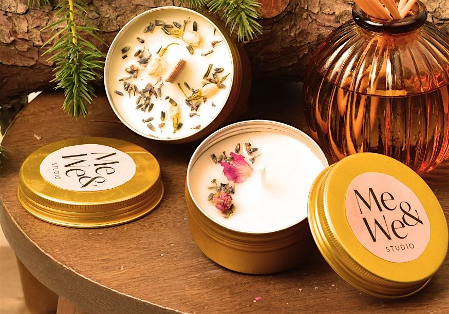 Home Scent Collection & Tea Time Workshop - Reed Diffuser & Tin Candles
