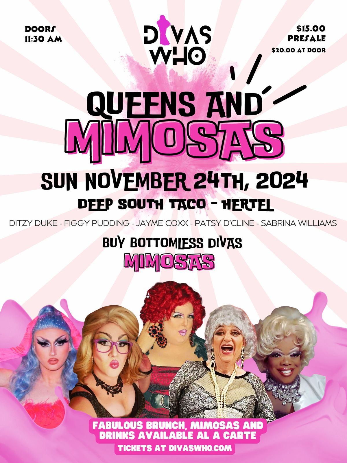 DivasWho Presents: Queens and Mimosas