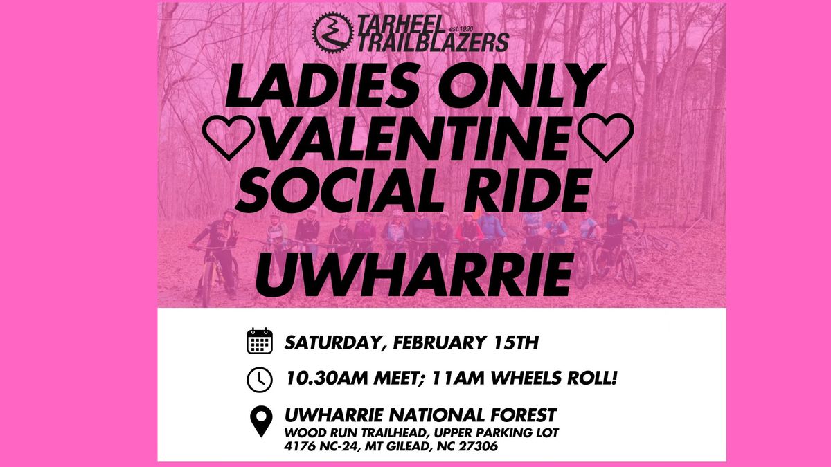 Ladies Only Valentine Ride \u2013 Uwharrie