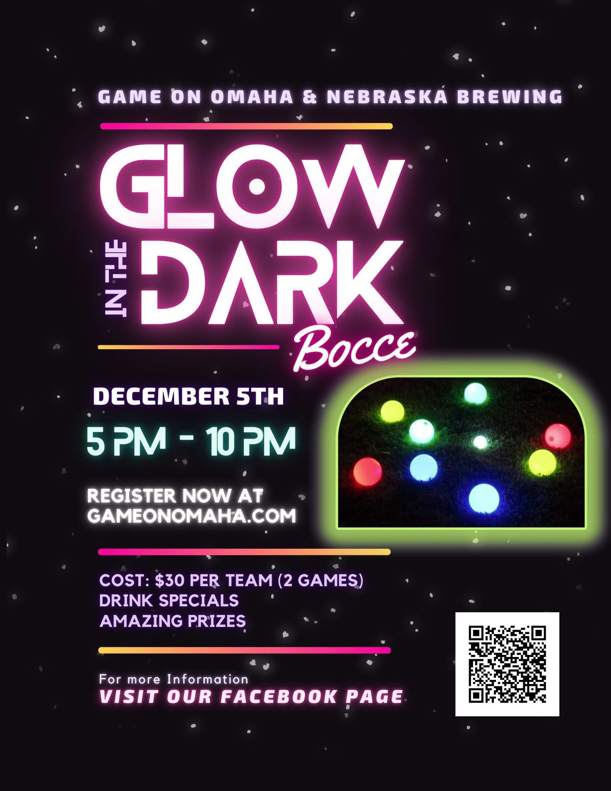 Glow In The Dark Bocce Night