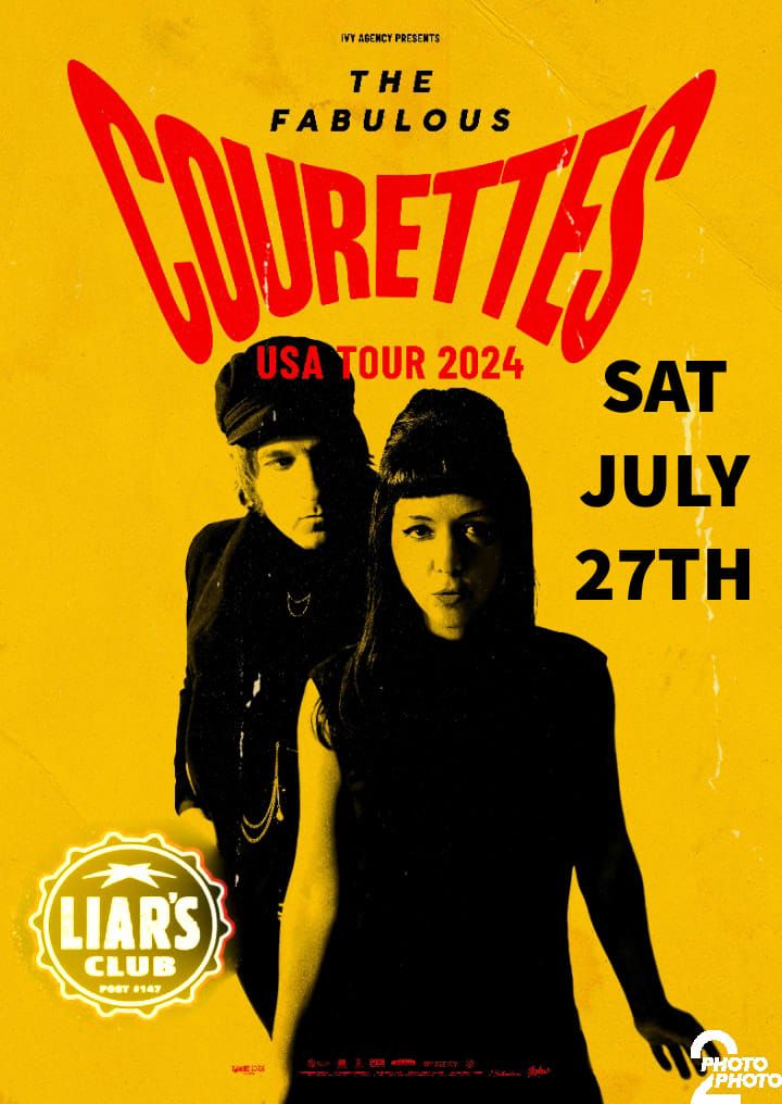 THE COURETTES RETURN TO LIAR'S CLUB W\/ SPECIAL GUESTS CLEAR COAT AND SHOP TALK!