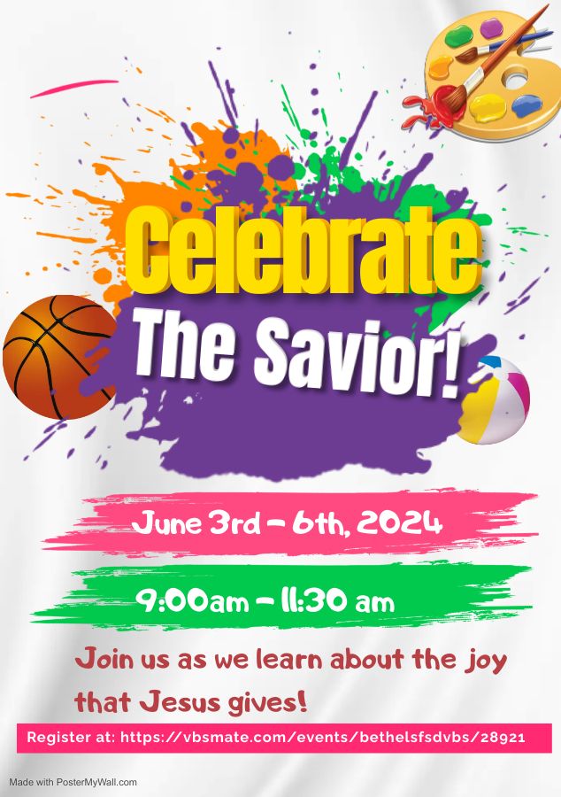 VBS at Bethel -- Celebrate the Savior!