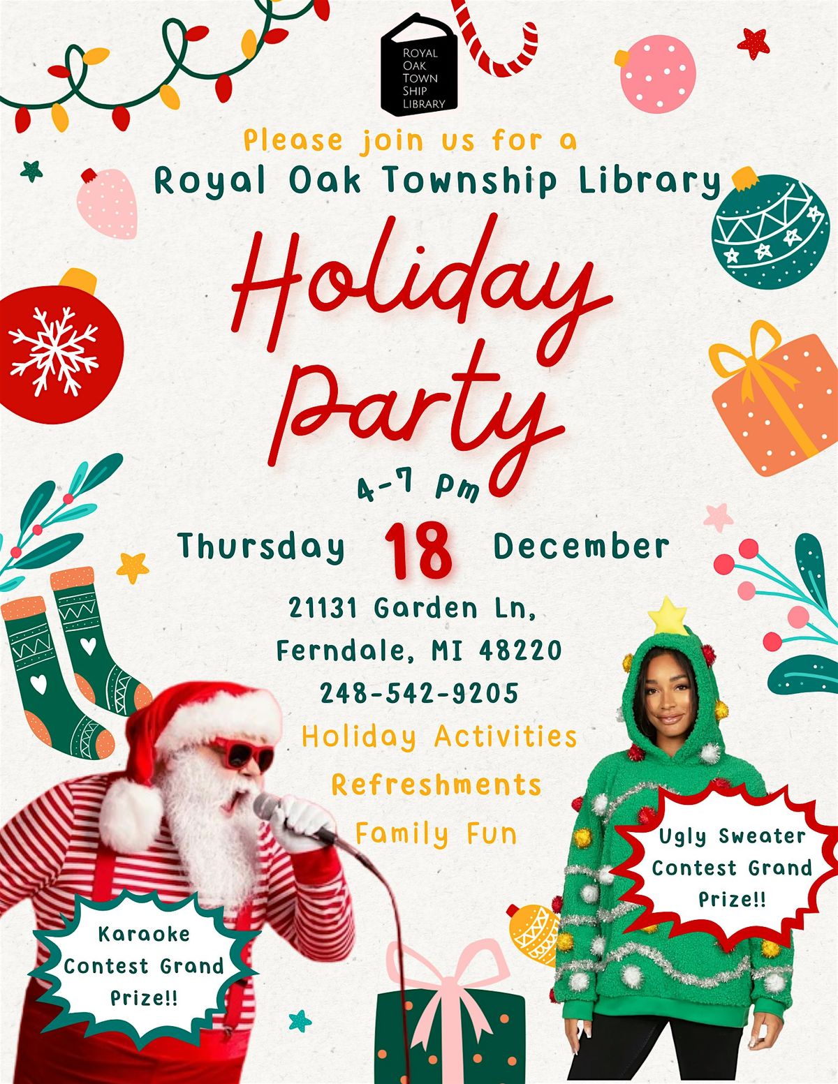 Royal Oak Township Library Holiday Party