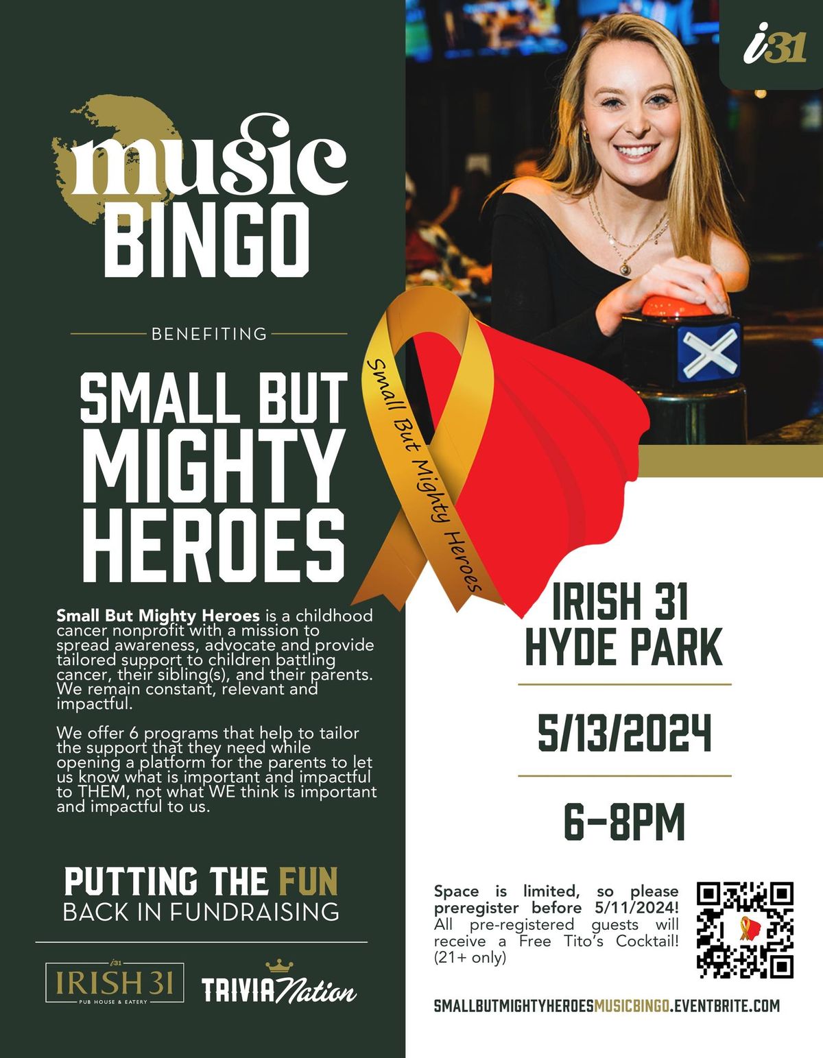 Music Bingo for Small But Mighty Heroes 