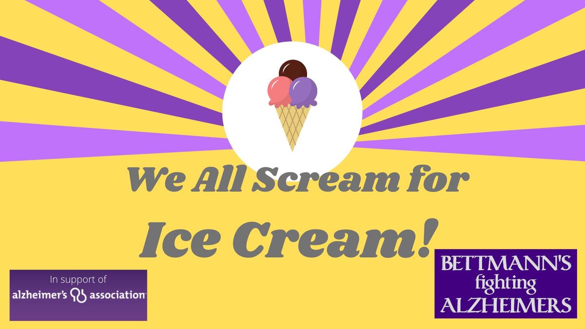 Ice Cream to Fight ALZ