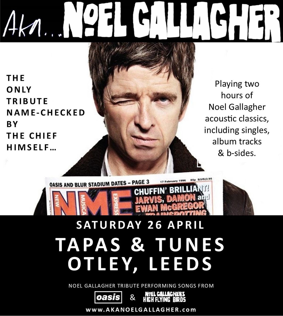 AKA Noel Gallagher at Tapas & Tunes (Acoustic)