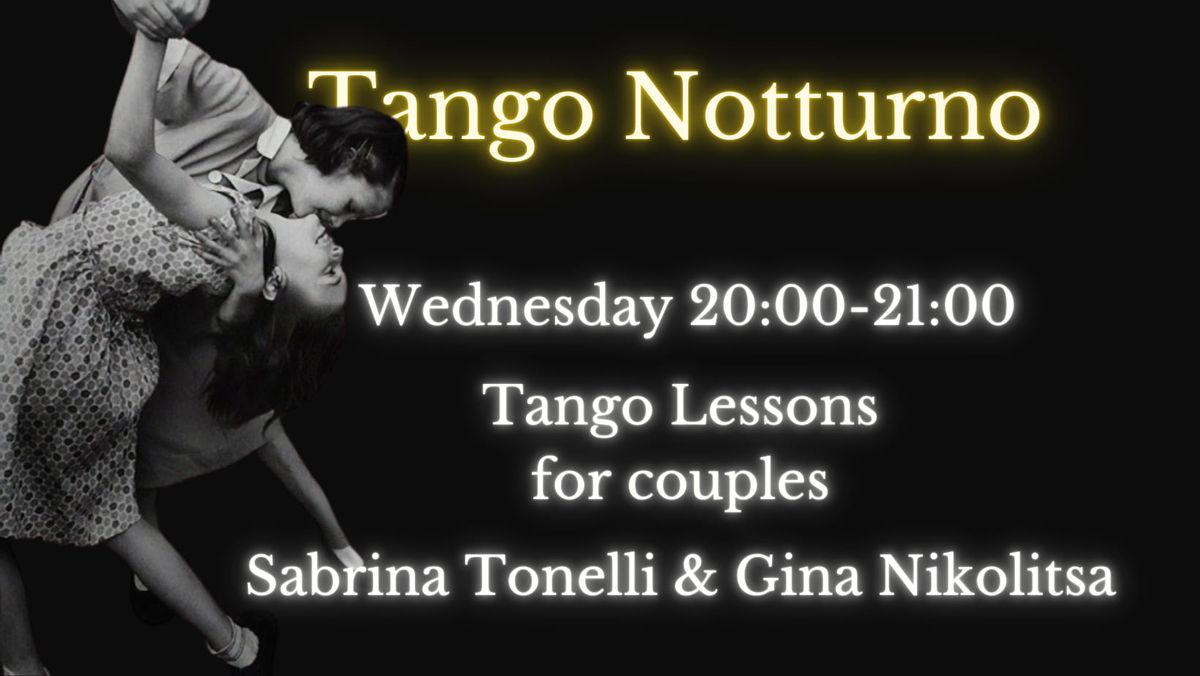 Tango Lessons and Dance Coaching for Couples