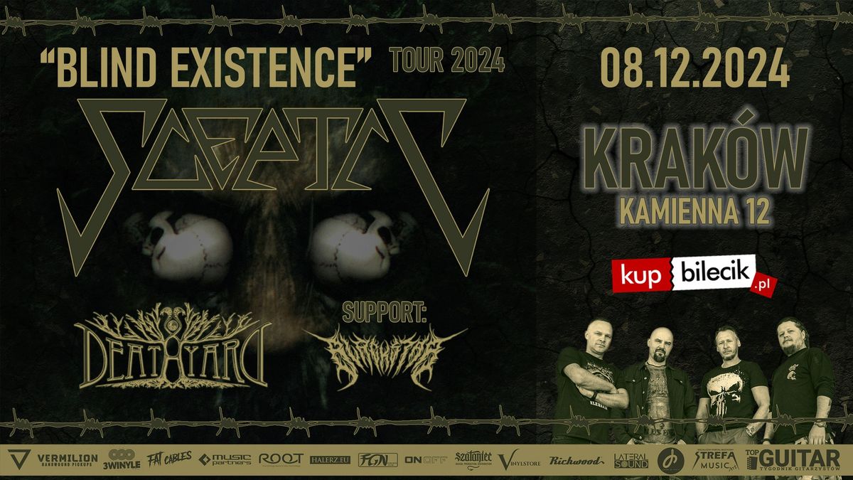 "BLIND EXISTENCE" TOUR 2024 | SCEPTIC | DEATHYARD | support: BLACKSTAR | KRAK\u00d3W - Kamienna 12