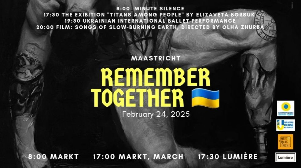 REMEMBER TOGETHER. Maastricht \ud83c\uddfa\ud83c\udde6 \ud83c\uddf3\ud83c\uddf1