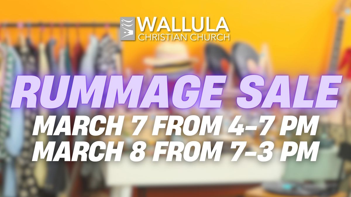 Rummage Sale Fundraiser