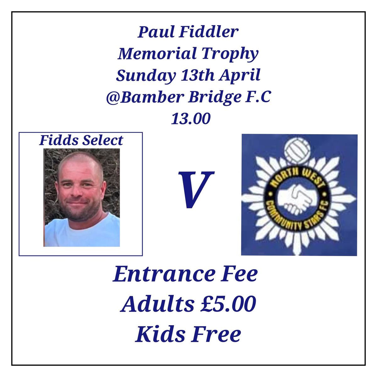 Paul Fiddler Memorial Trophy 