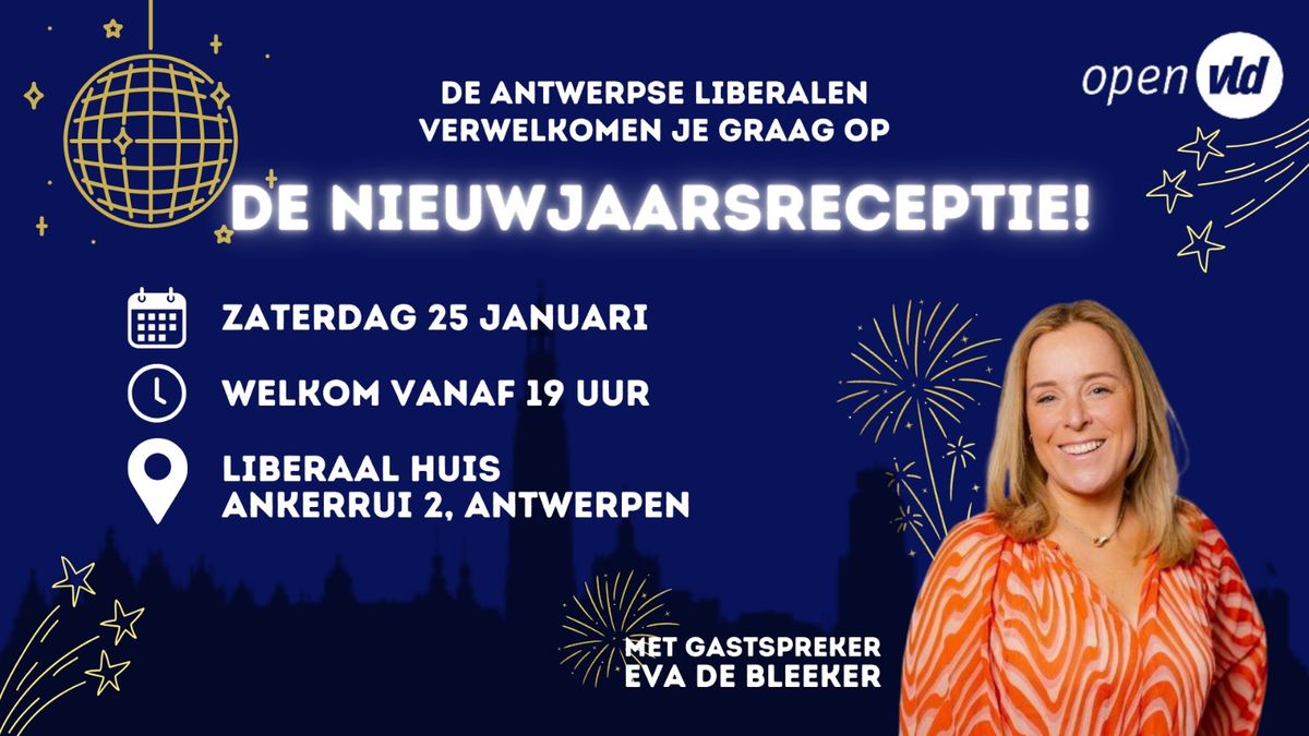 Nieuwjaarsreceptie Open Vld Antwerpen