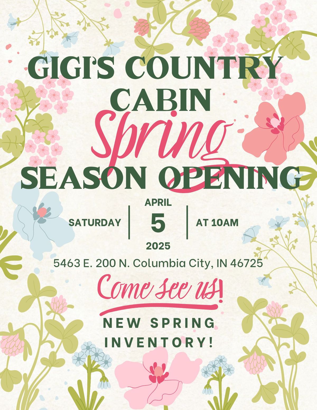 Spring Season Opening at Gigi's