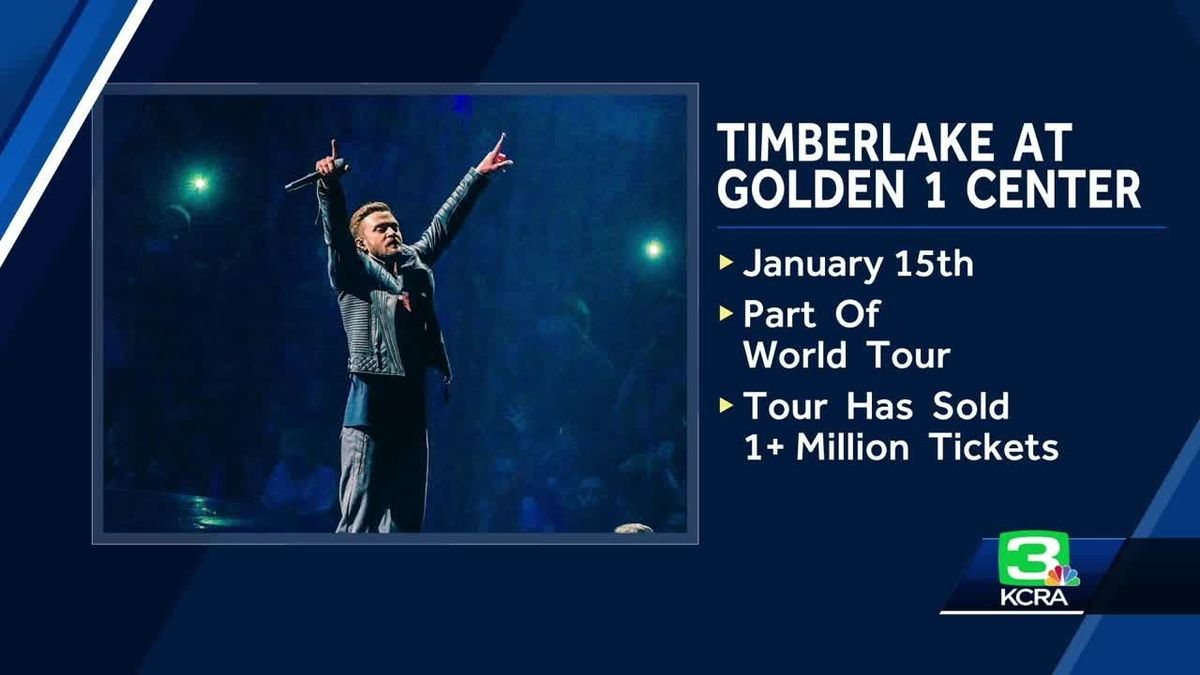 Justin Timberlake at Golden 1 Center