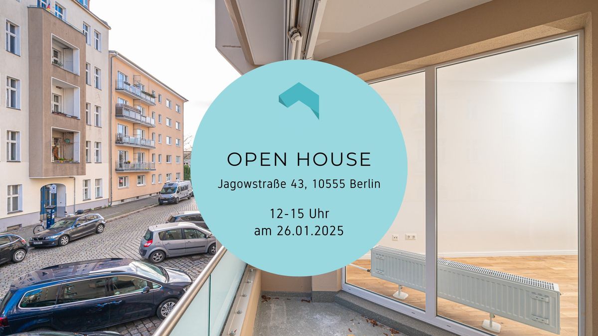 Cancelled - Open House in der Jagowstra\u00dfe 43