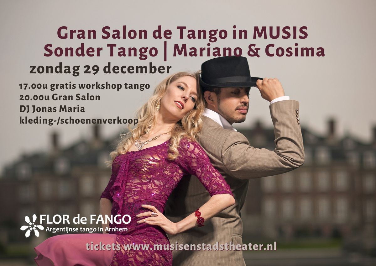 ZO 29 DEC - Gran Salon de Tango @MUSIS | Sonder Tango | Mariano & Cosima | DJ Jonas Maria