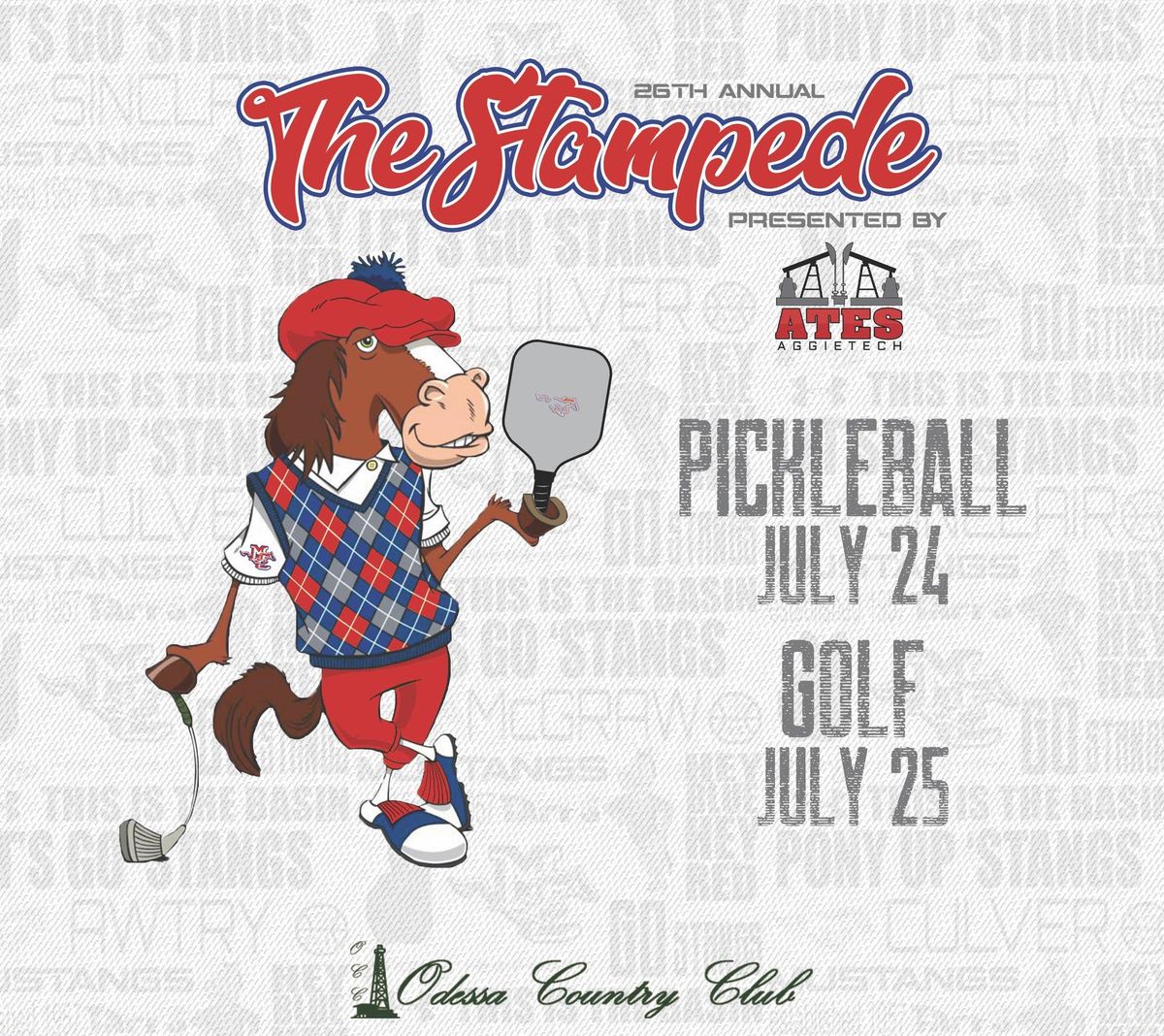 Midland Christian Booster Club Stampede Golf & Pickleball Tournament, Presented by AggieTech
