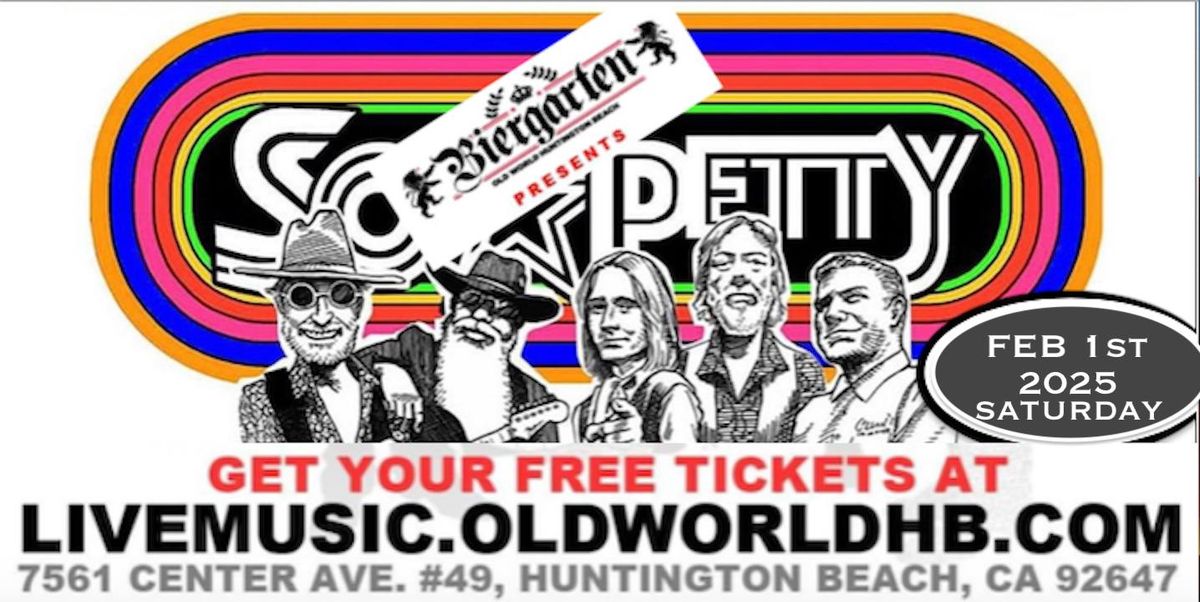 Tom Petty & Heartbreakers Tribute Huntington Beach So Petty FEB 1 2025