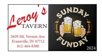 Leroy's Tavern Sunday Funday 2024