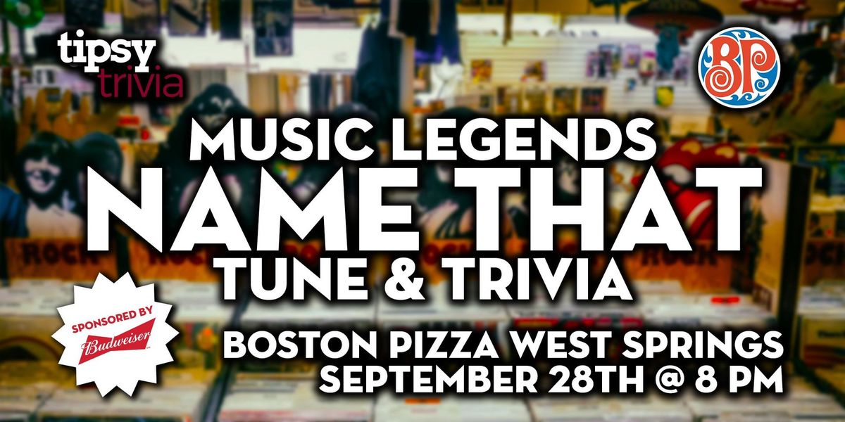 Calgary: Boston Pizza Seton - Music Legends NTT & Trivia - Sep 28, 8pm