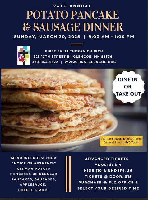 74th Annual Potato Pancake & Sausage Dinner