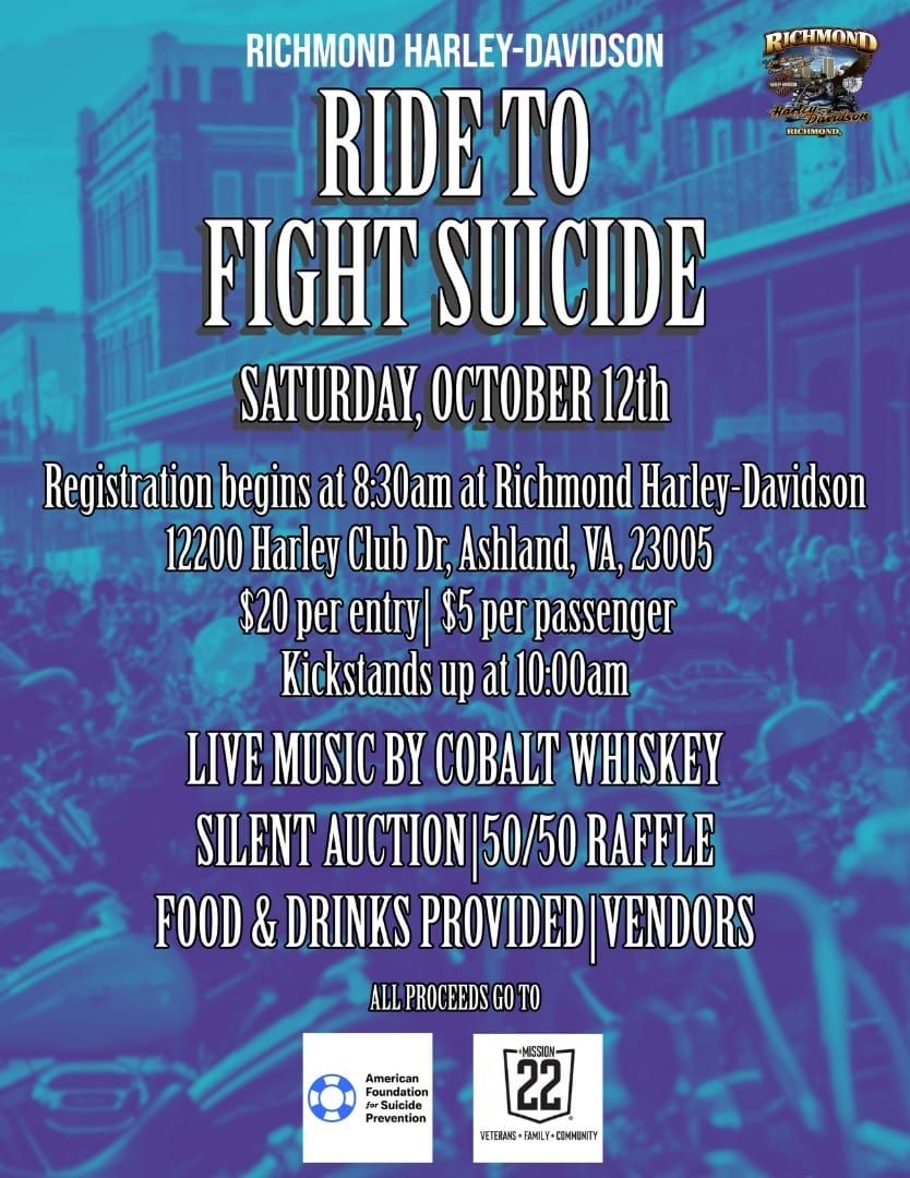 Ride To Fight Suicide. 