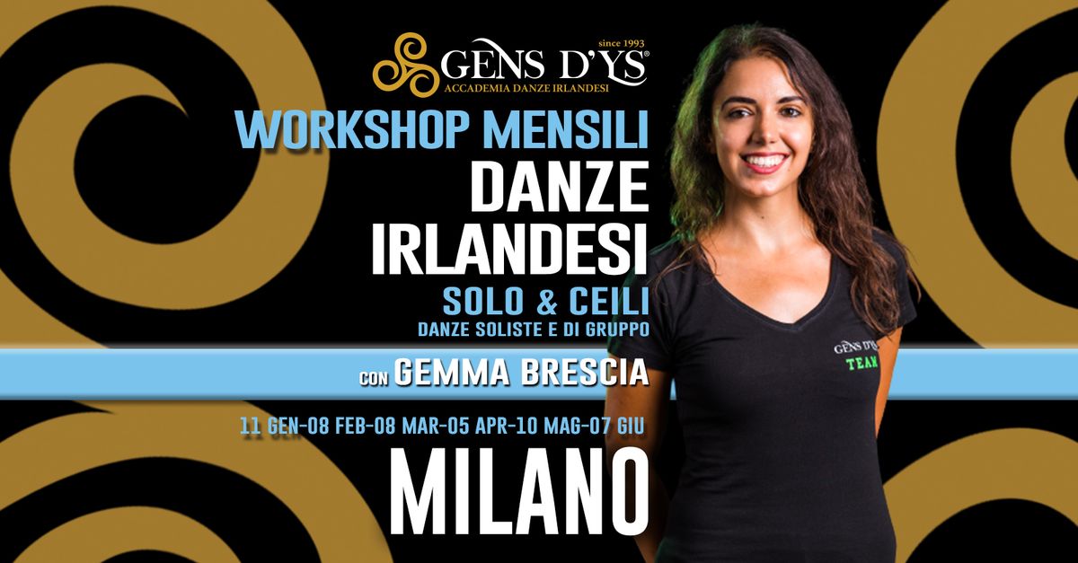 Milano - Workshop di danze irlandesi soliste e di gruppo