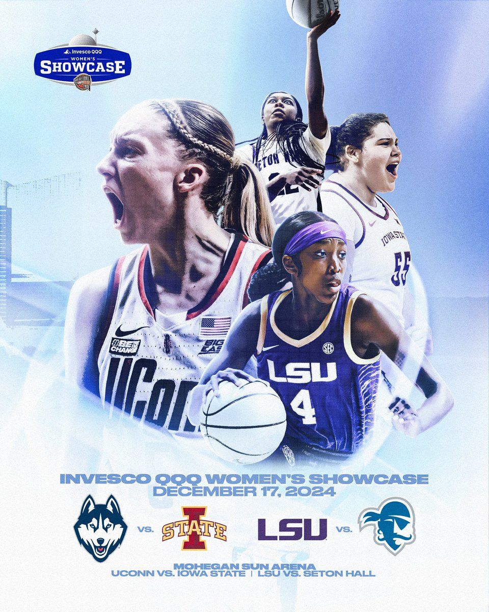 Invesco QQQ Hall of Fame Women's Showcase: LSU vs. Seton Hall & UCONN vs. Iowa State