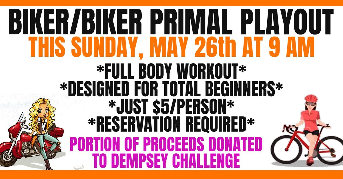 Biker\/Biker Themed Group Workout to Support Dempsey Challenge