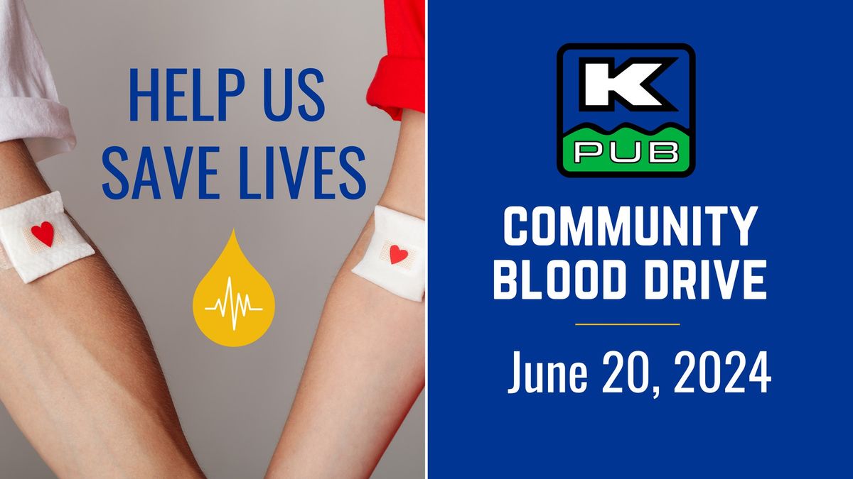 KPUB Community Blood Drive