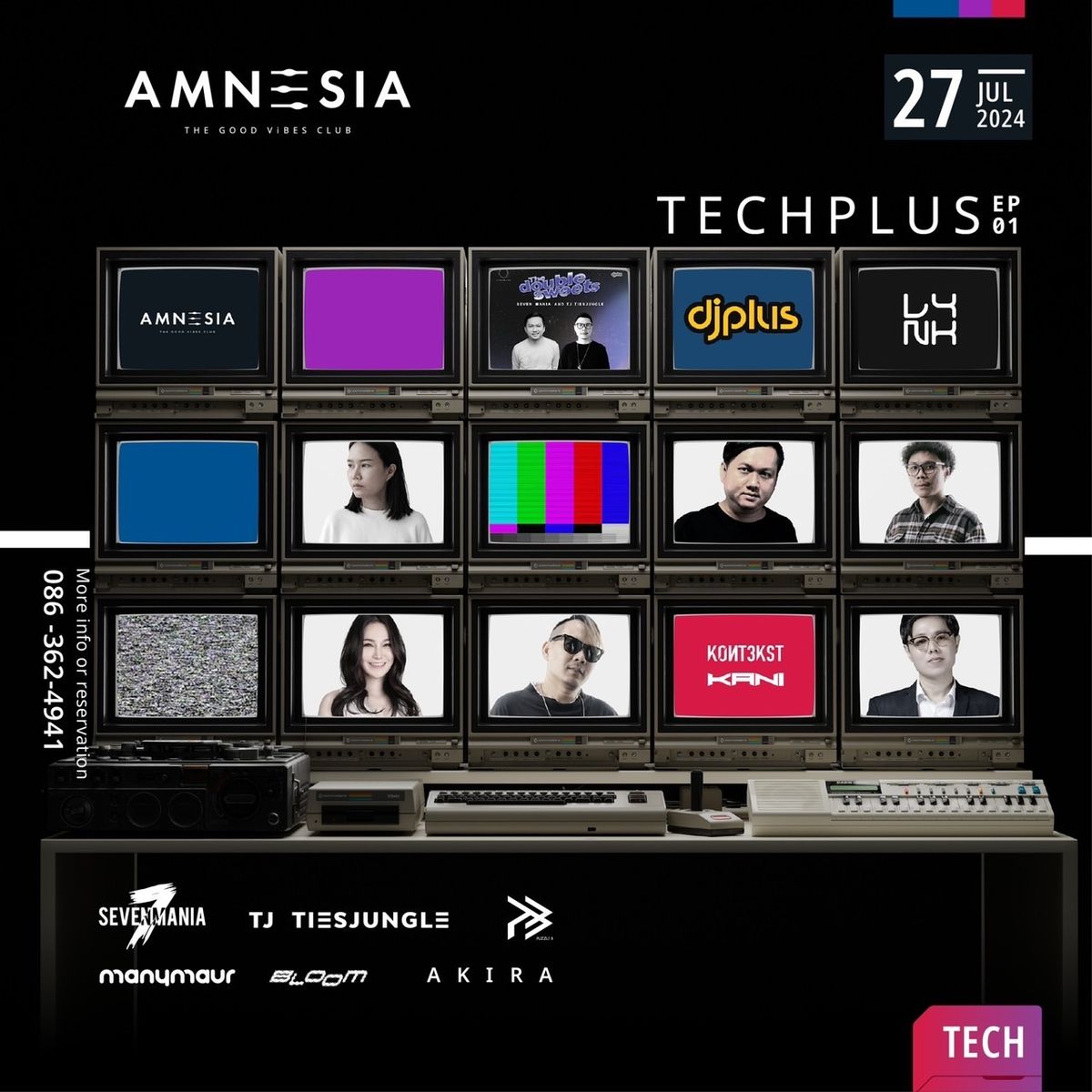 AMNESIA x LYNK Prs. TECHPLUS EP.01