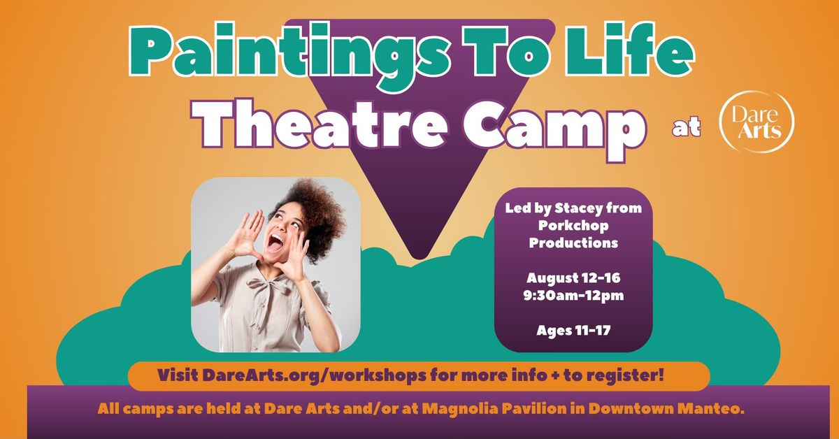 Paintings Come To Life Kids Summer Theatre Camp