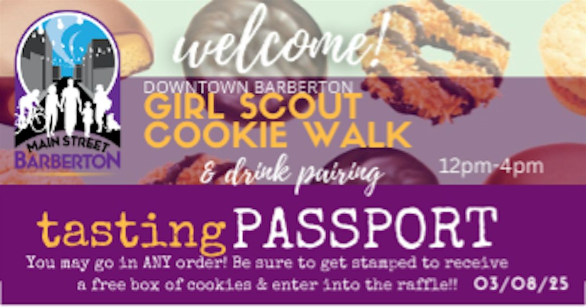 Girl Scout Cookie Walk and Drink Pairing