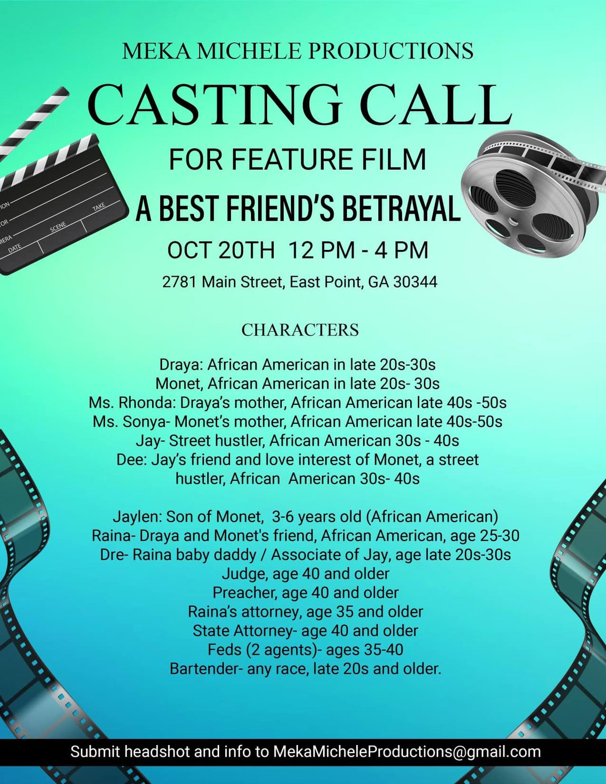 A Best Friend\u2019s Betrayal Casting Call