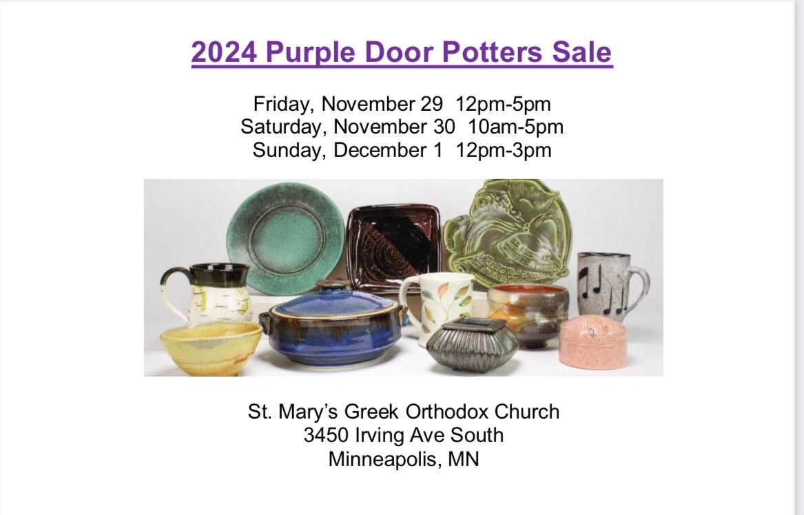 2024 Purple Door Pottery Sale