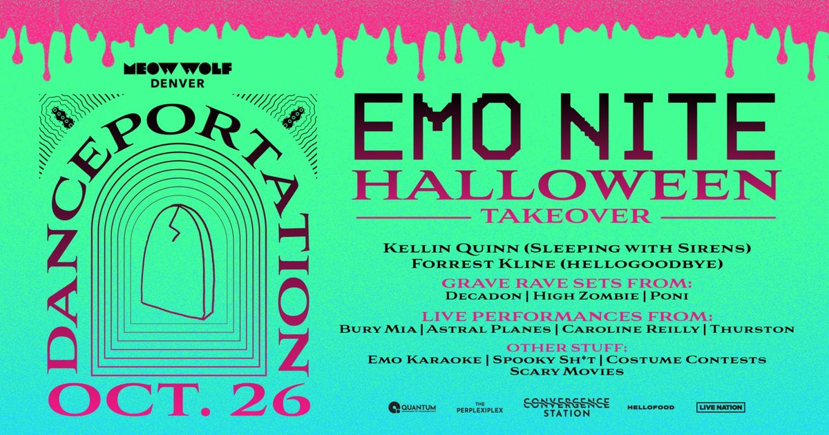 Danceportation: Emo Nite Halloween Takeover at Meow Wolf Denver