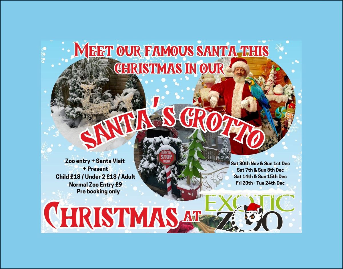 Exotic Zoo Christmas Grotto 30th Nov- 24th Dec