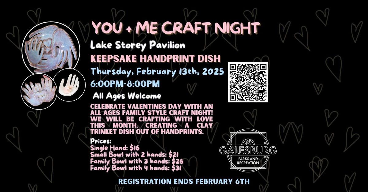 You + Me Craft Night: Keepsake Handprint Dish