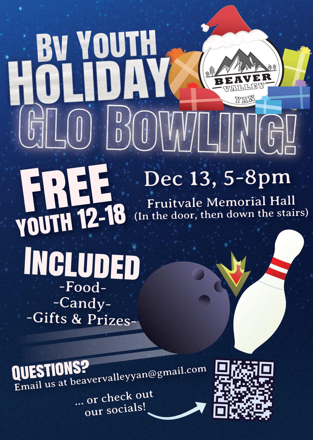 BVYAN - Youth Holiday Glo Bowl