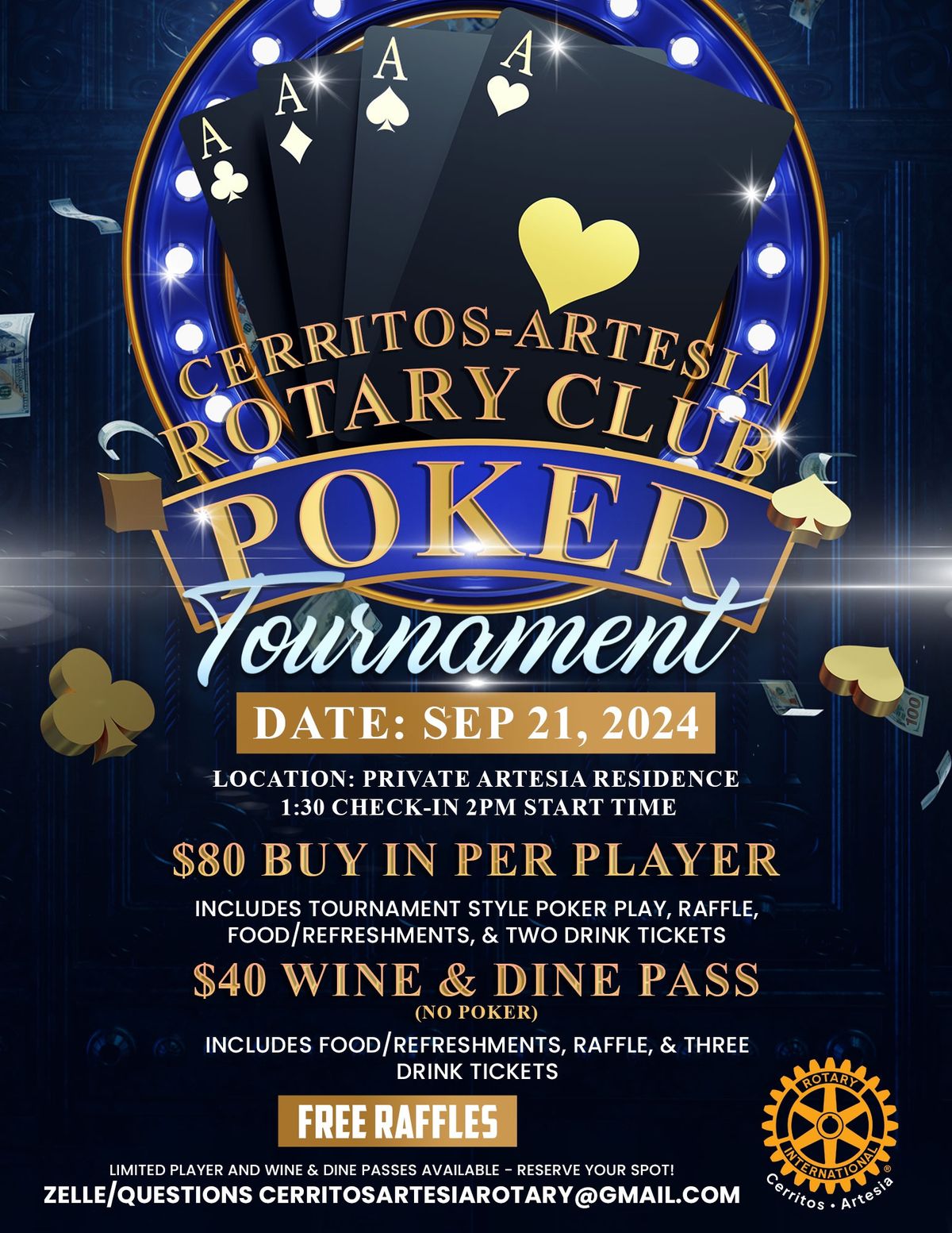 Cerritos-Artesia Rotary Poker Tournament 