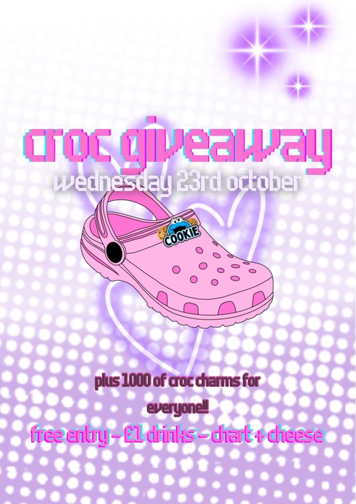 CROC GIVEAWAY \u00a32 doubles & free entry \ud83d\udc40\ud83e\udee2\ud83d\udc99