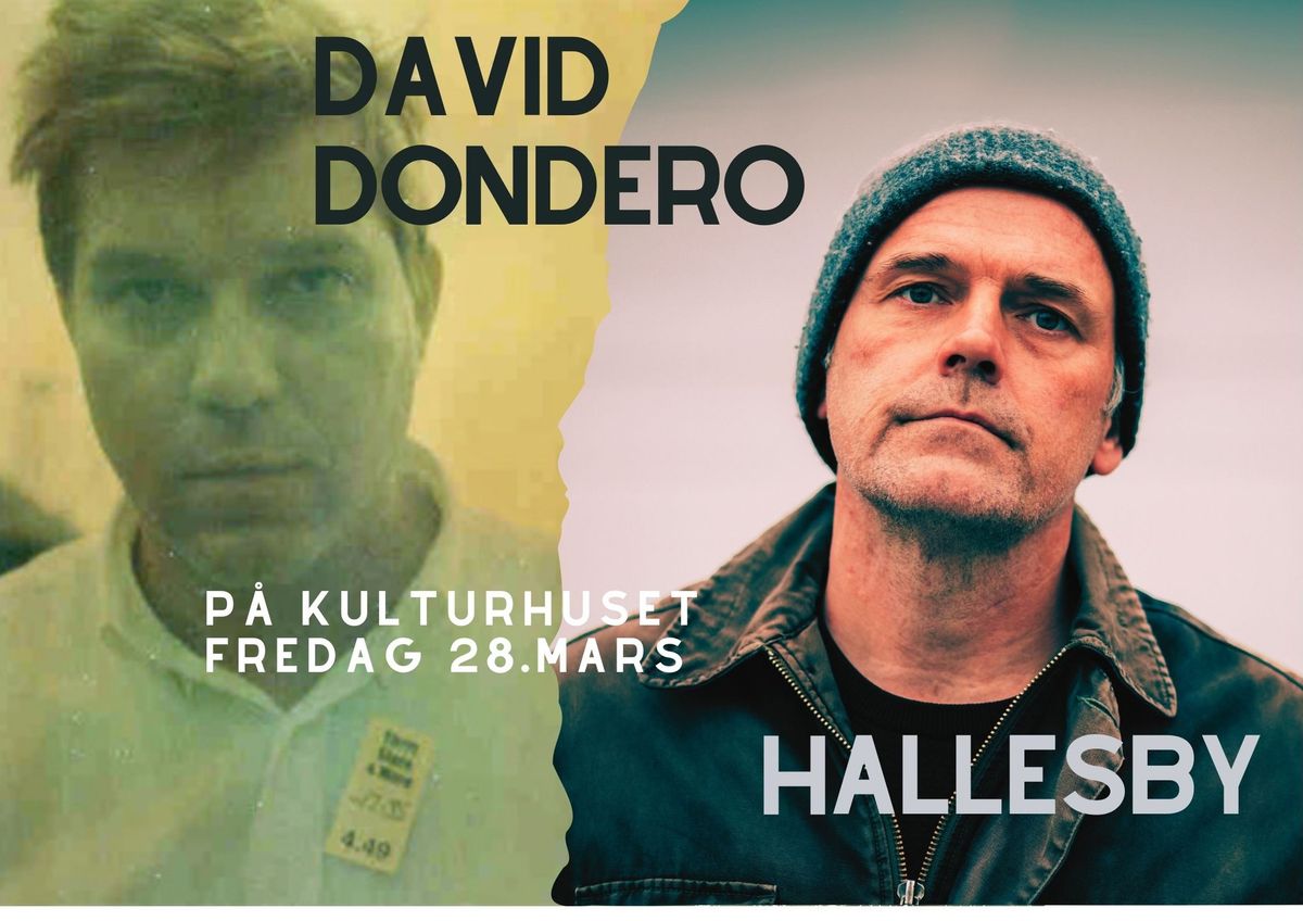 Konsert med Hallesby\/\/David Dondero