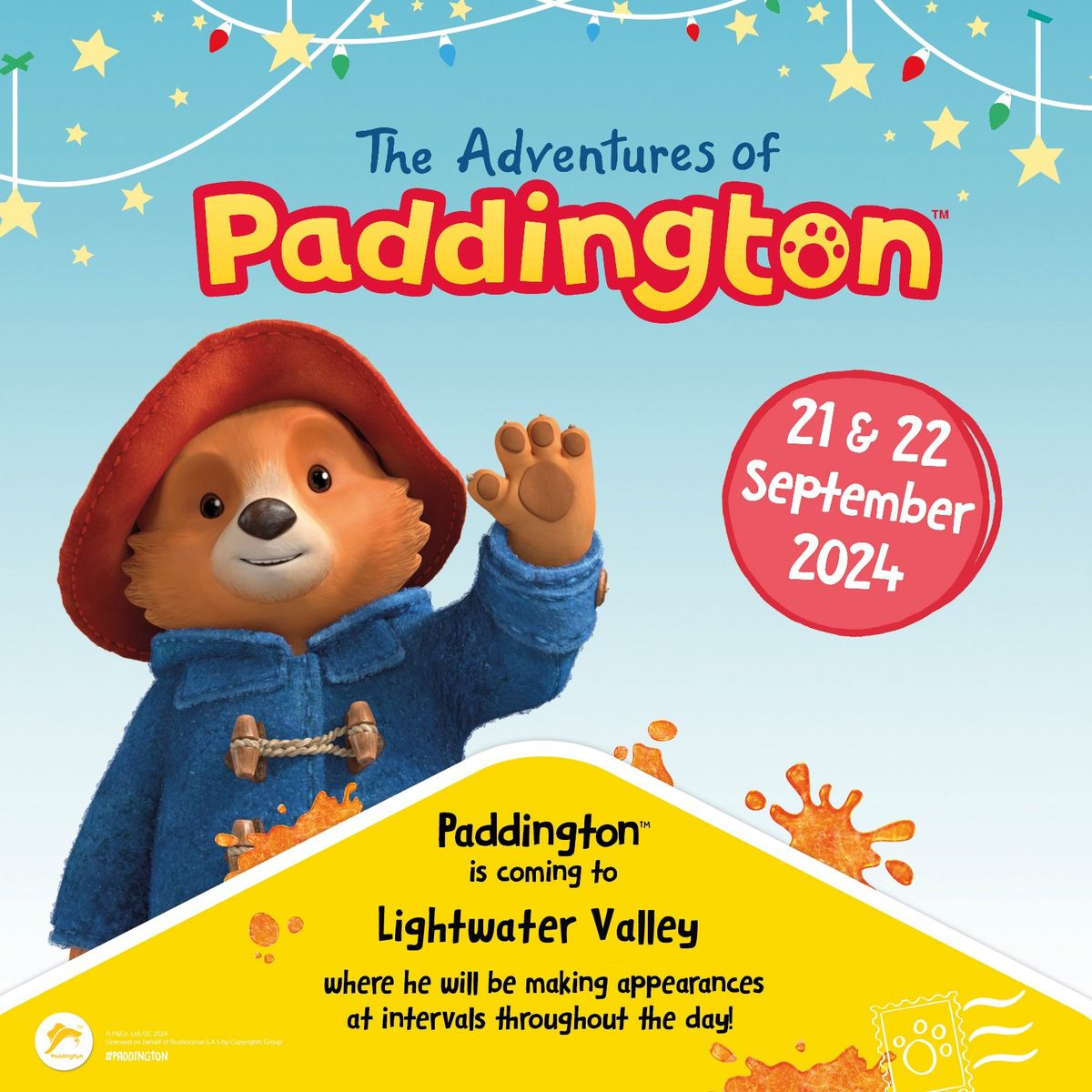 Paddington is coming to Lightwater Valley!