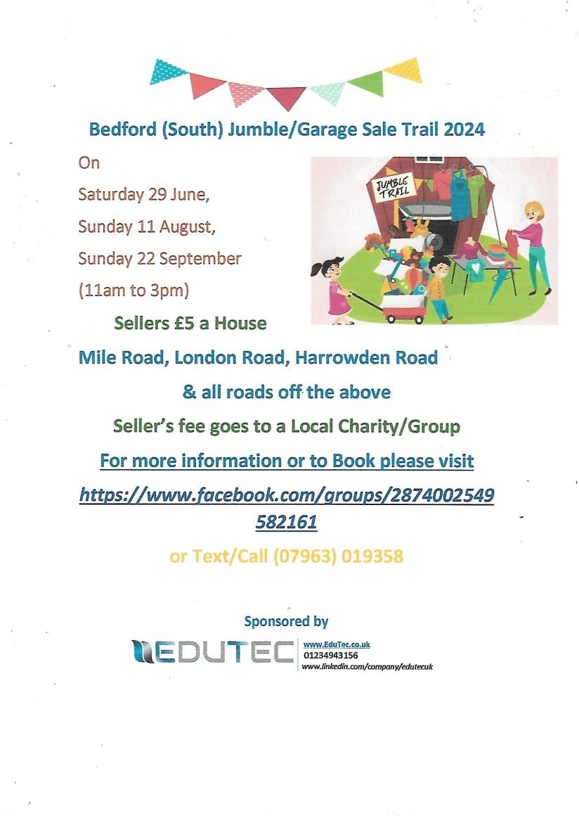 Bedford (South) Jumble\/Garage Sale Trail (June)