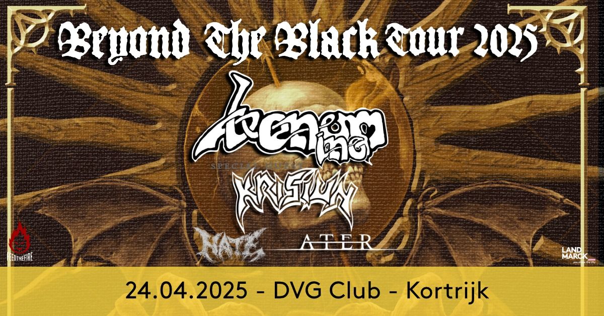 Venom Inc + Krisiun + Hate + Ater @ DVG Club, Kortrijk