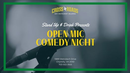 Stand Up & Drink Presents: Open Mic Night
