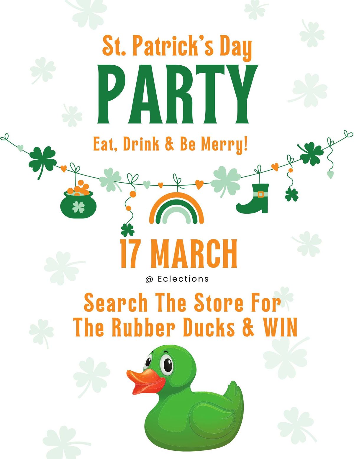 St. Patrick's Day - Hunt For The Ducks!