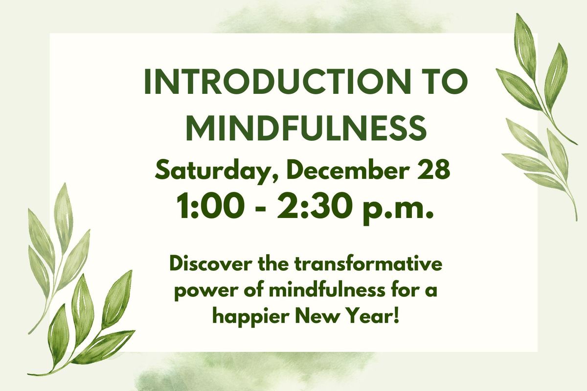 Introduction to Mindfulness